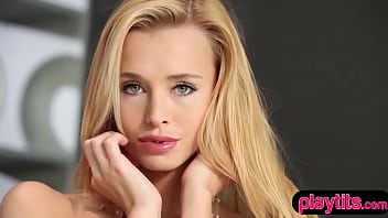 A Blonde In Stockings Versus A Brunette In Stockings