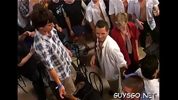 Avid Sexy Dudes Having Fun - anal, blowjob, party, gay, orgy, group-sex - Video 2673326