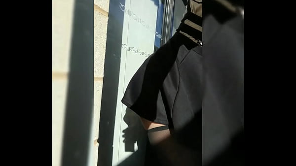 Fucking My Dildo Outside Neighbor' House