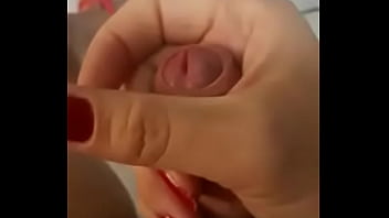 Loira Trans Batendo Uma