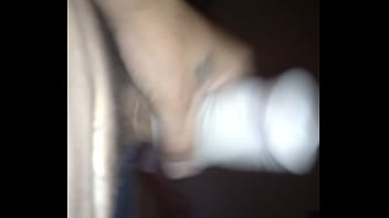 Jacking My Cock With Toy She Got For Me