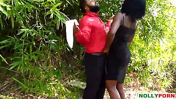 Honourable Krissyjoh Met And Fucked Lucy In The Bush While Inspecting His Site - Nollyporn