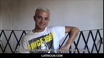 Young Amateur Blonde Latino Twink Juan Cruz Fucked For Cash Pov