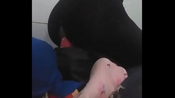 Riding On My Home Made Vibrator With My Tight Leggings