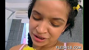 Pretty Maid Wendy With Massive Natural Tits Conquers A Huge Schlong