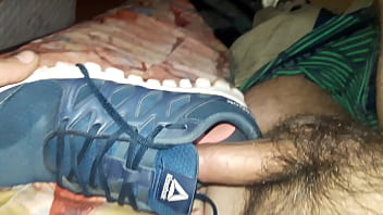 Sneaker Of A Co-worker At The Hotel