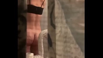 Spying On My Sexy Ass Neighbor Before Shower
