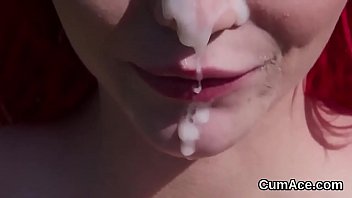 Wicked Beauty Gets Cumshot On Her Face Gulping All The Jizz