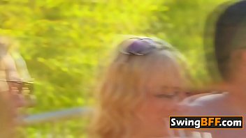 Bisexual Swingers Are Kissing And Having Amazing Softcore Sex.