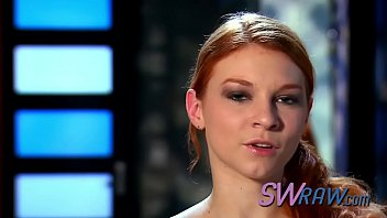 Oral Sex For A Petite Ginger Babe At A Wild Swinger Orgy.