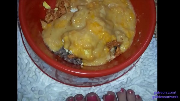 Spitting Food For My Slave