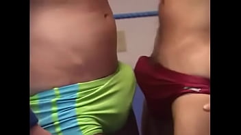 Wrestling Frottage Speedo Bulges