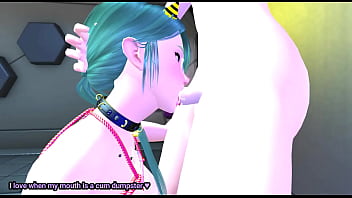 Futanari Gets Sucked Hard By A Hungry Girl (second Life)