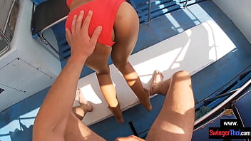 Amateur Teens Fucking In Public During A Boat Trip