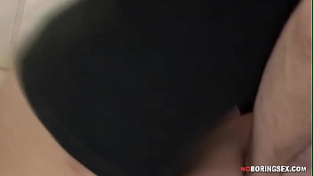 Sexy Brunette Prepares Her Ass With A Huge Dildo