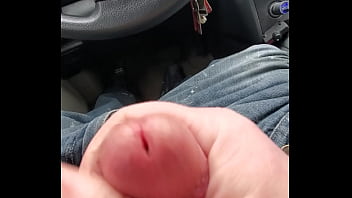 Jagging Off In Car While Watching Porn