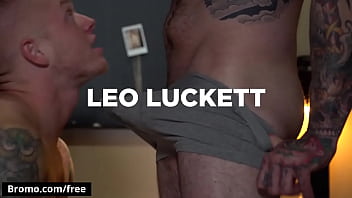 Cute Guy Takes A Rough Raw Fuck By A Tattooed Muscular Man - Bromo