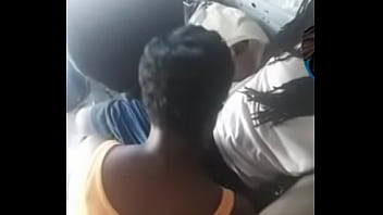 Black Teen Gives Bbc Blow Job In Work Van On The Job