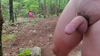 Hiking Nude With Cockring