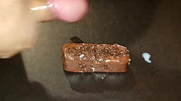 My Creamy Cum Topping For My Chocolate Fudge Ganzito.