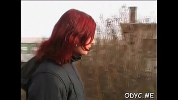 Fresh Redhead Julia Enjoys Fast Fucking