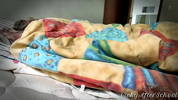 Shaking Loud Moaning Orgasm Beneath Blankets