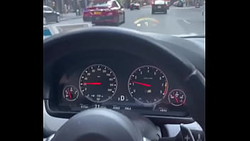 Nyc Road Head In A Bmw M5 Times Square