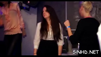 Wild And Raucous Pole Party - hardcore, interracial, blowjob, party, orgy, group-sex - Video 2401038