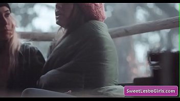 Sexy Lesbian Hot Babes Alexis Fawx, Cecilia Lion Make Out In A Cabin In The Woods