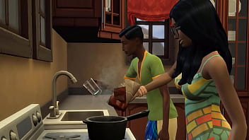 Indian Step Son Fucks Desi Mom After He Masturbated Watching Porn Videos In The Same Room