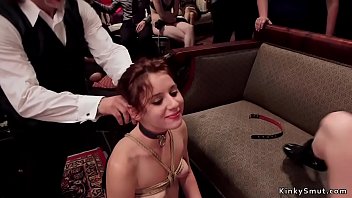 Busty Mistress Makes Redhead Rimming