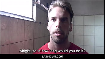 Hot Young Latino Construction Worker Seduced By Cash From Client Pov