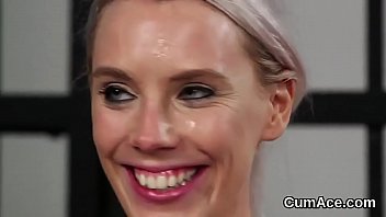 Wacky Honey Gets Cumshot On Her Face Swallowing All The Love Juice