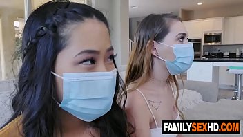 Step Daughters Fucked By Stepfathers During Home Quarantine