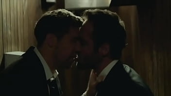 Alex Dimitriades And Patrick Brammall Gay Kiss From Movie Ruben Guthrie | Gaylavida.com