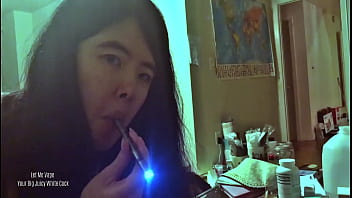 Let Me Vape Your Big Juicy White Cock! Starring Alexandria Wu