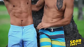 Horny Brysen (bends, Noah) Over And Gives Him A Hard Bareback Pounding - Sean Cody