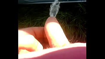Peeing Against A Car