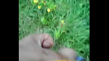 Watering The Flowers