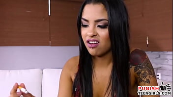 Naughty Teen Gets Fucked Rough If She Spills Water