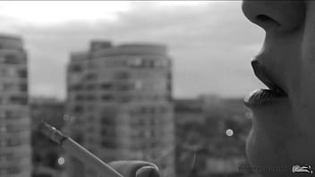 Mistress Is Smoke And Crush Cigarette