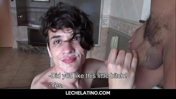 Hottest Latin Boy Gets Facial Cumshot From Older Stud
