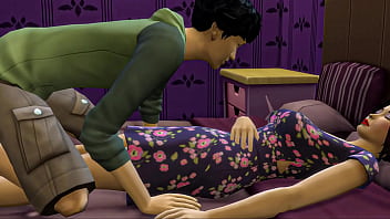 Japanese Step Son Fucks Asian Mom After He Masturbated Watching Porn Videos In Front Of The Computer