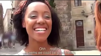 Two Amateur Babes Flash Their Tits And Fucked In Exchange For Cash