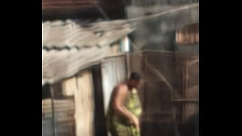 Ebony Bbw Caught On Camera Bathing