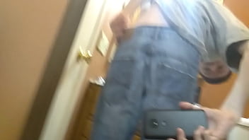 Androgynous Male Shows His Ass, Balls, And Cock