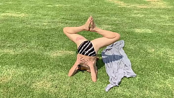 Magnolia Rain' Nude Yoga Workout