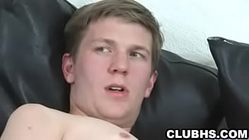 Horny Hunk Toying His Asshole While Jerking Off