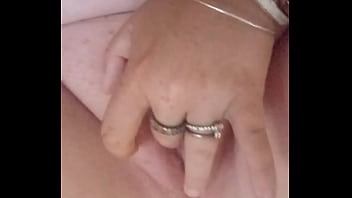 Chubby Redhead Fingers Sweet Pussy