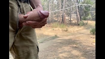 Big Cock Pissing And Stroking